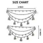 Handcrafted Multi Layer Beads Ear Chain
