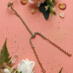 Designer Floral Cubic Zirconia Hath Chain