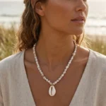Handcrafted Coastal-Inspired Boho Shell Necklace