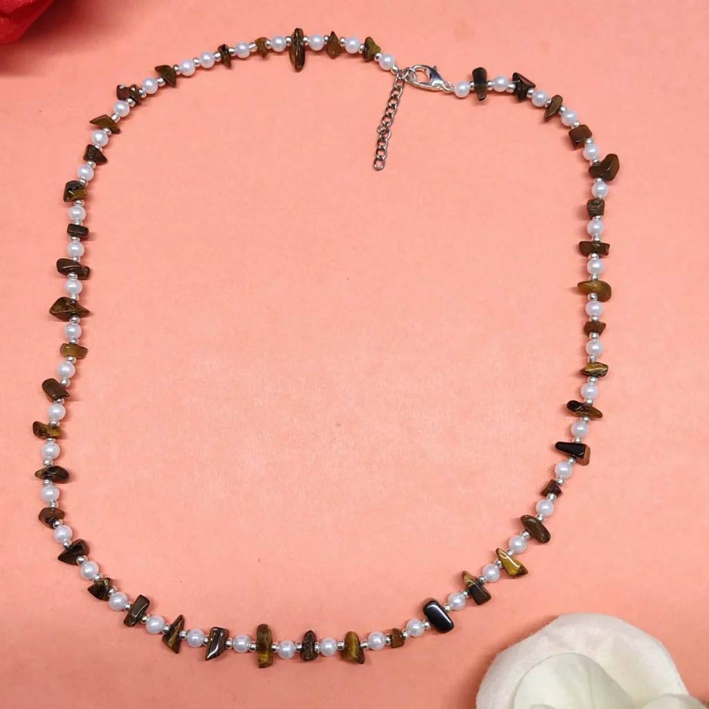 Beach Style Pearl & Beaded Necklace