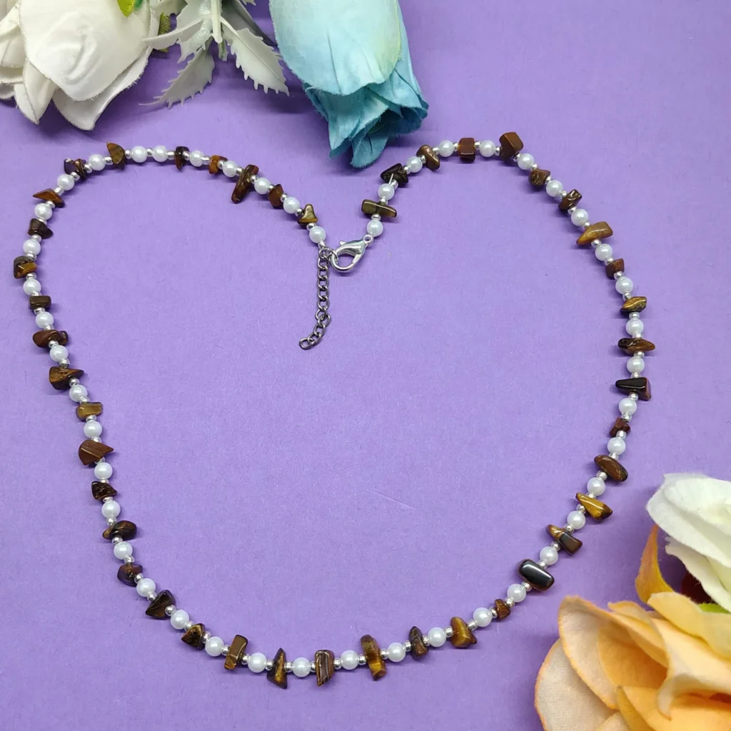 Beach Style Pearl & Beaded Necklace
