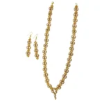 Rose Gold & Golden Beaded Jewelry Set