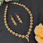Rose Gold & Golden Beaded Jewelry Set