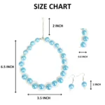 Classic Multi-Color Beaded Jewelry Set