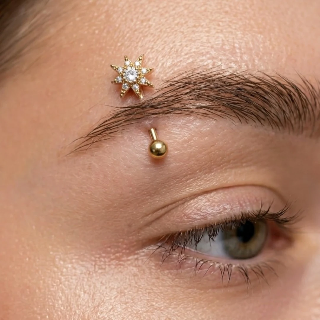 Eyebrow Pin Ring
