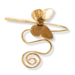 Rose Gold Butterfly Spiral Bicep Cuff