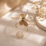 Rose Gold Butterfly Spiral Bicep Cuff