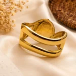 Women's Gold-Tone Wide Open Cuff Bracelet