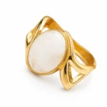 Women's Gold-Tone Wide Open Cuff Bracelet