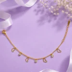 Gold-Tone Heart Charm Bracelet