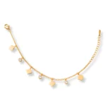 Gold-Tone Geometric Link Bracelet