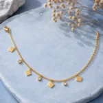 Gold-Tone Geometric Link Bracelet