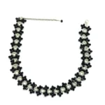 Artisan-Crafted Floral Design Statement Jewelry