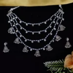 Multi-Layer Oxidized Beaded Jewelry Set