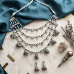 Multi-Layer Oxidized Beaded Jewelry Set