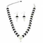Handmade Floral Necklace & Earrings Set