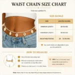Handmade Red & White Beaded Charm Waist Chain