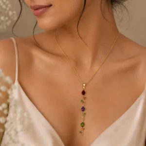 Gold-Tone Multicolor Cubic Zirconia Pendant