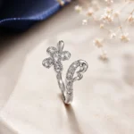 Women's Cubic Zirconia Floral & Clover Ring