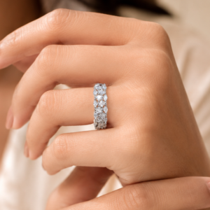 Stylish Silver-Tone Statement Ring for Women