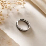 Minimalist Silver Stainless Steel Ring for Men