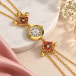 Traditional Gold Tone Bracelet Watch – view 5