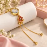 Traditional Gold Tone Bracelet Watch – view 4